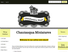 Tablet Screenshot of chautauquaminiatures.com